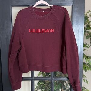 Lululemon Scuba Oversized Pullover Wordmark sweatshirt